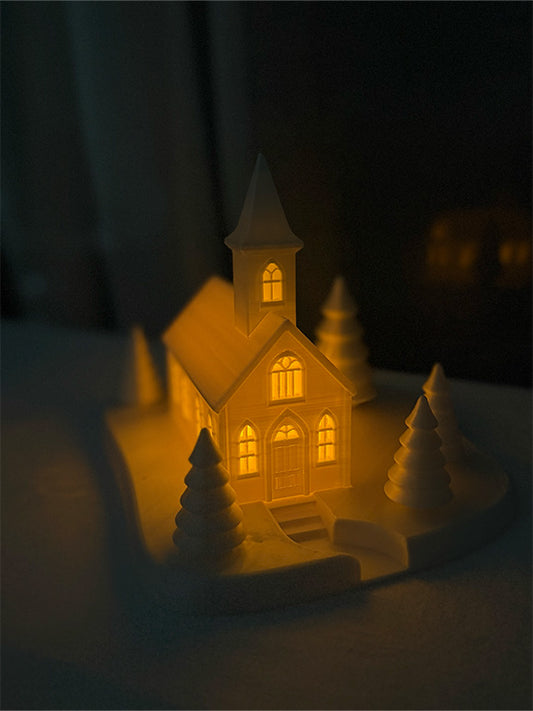 Winterglow House - Led Aydınlatmalı Süs