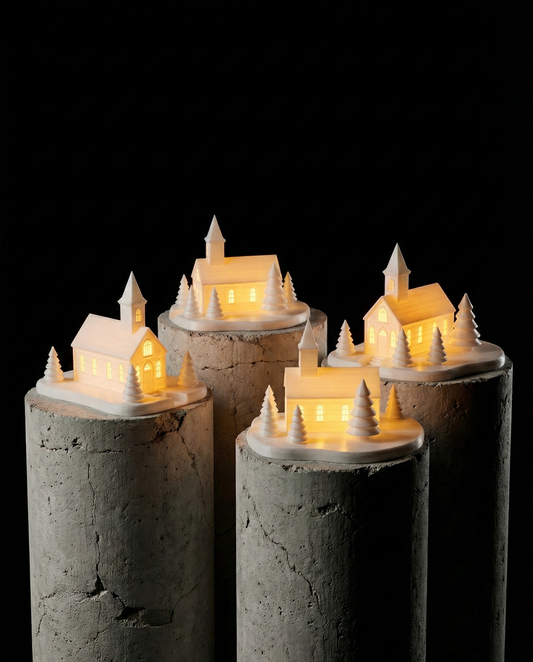 Winterglow House - Led Aydınlatmalı Süs