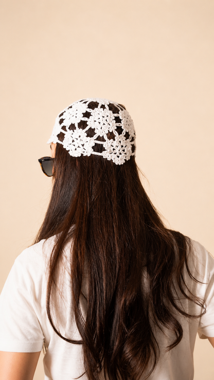 Nala Skull Cap / White