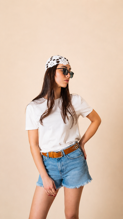 Nala Skull Cap / White